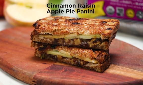 Embedded thumbnail for Cinnamon Raisin Apple Pie Panini