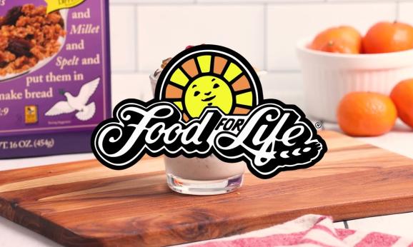 Embedded thumbnail for Wintery Ezekiel 4:9 Sprouted Whole Grain Cereal “Gingerbread” Yogurt Parfait (Vegan)