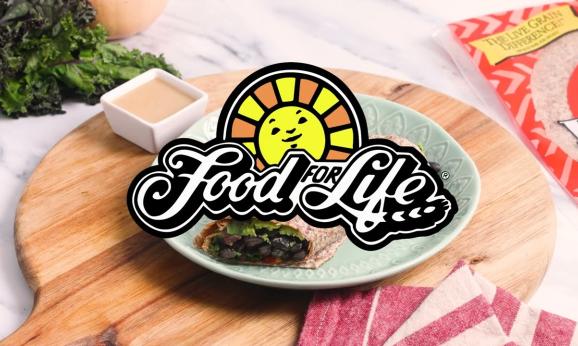 Embedded thumbnail for Butternut Squash &amp;amp; Black Bean Fall Wrap on Ezekiel 4:9 Sprouted Whole Grain Tortillas